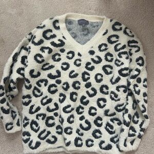 Cheetah print sweater